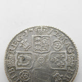 Queen Anne Early Milled Silver Shilling Coin 1712 Antique Very Fine