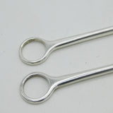 William IV Sterling Silver Meat Skewers Pair Antique 1831 London Lewis Samuel