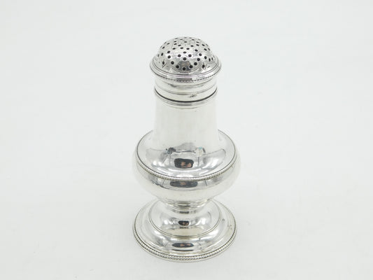 George III Sterling Silver Muffineer Sugar Caster Antique 1784 London