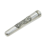 Victorian Sterling Silver Raised Monogram Cheroot Holder Antique 1894 London