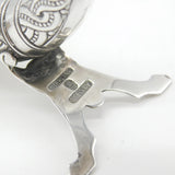 Norwegian Sterling Silver Viking Horn Form Pepper Shaker Magnus Aase c1920