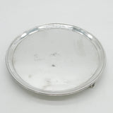 George III Sterling Silver Eagle Crest Salver Dish Antique 1782 London