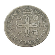 King Charles II Silver Maundy Fourpence Coin Antique 1680 Fine Condition