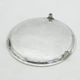 George III Sterling Silver Eagle Crest Salver Dish Antique 1782 London