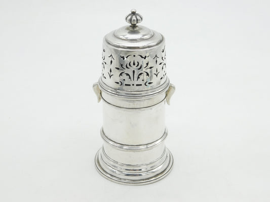 George III Newcastle Assay Sterling Silver Sugar Caster Antique 1778 Langlands