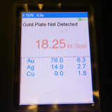 Nuria Ruiz 18ct Yellow Gold Mounted, Onyx, Agate, Jasper Deco Style Brooch Vintage