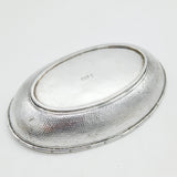 19th Century Chinese Sterling Silver Planished Rice Bowl Antique c1890 Beijing
