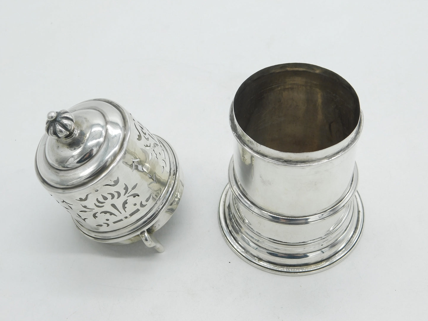 George III Newcastle Assay Sterling Silver Sugar Caster Antique 1778 Langlands