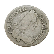 King Charles II Silver Early Milled Maundy Fourpence Coin 1679 Antique