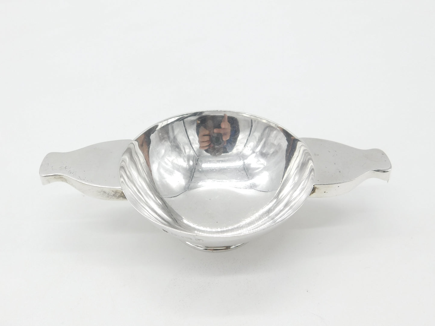 Sterling Silver Two-Handled Quaich Cup 1939 Birmingham Charles S Green & Co