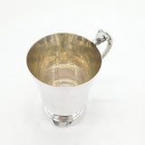 Sterling Silver Terrier Dog Handled Christening Mug Vintage 1966 Birmingham
