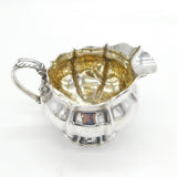 George IV Large Sterling Silver Fluted Cream Jug Antique 1826 London