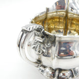 George IV Large Sterling Silver Fluted Cream Jug Antique 1826 London