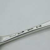 George II Sterling Silver Boar Crest Floral Serving Spoon Antique c1750 London