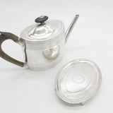 George III Sterling Silver Teapot & Stand Antique 1796 London Henry Chawner