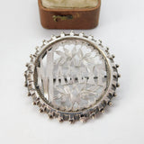 Victorian Sterling Silver 'Maggie' Name Brooch 1883 Birmingham Antique