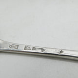 George I Boxed Sterling Silver Dessert Serving Spoon Set Antique 1724 London