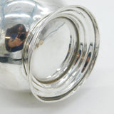 Victorian Sterling Silver Scrolled Baluster Pint Tankard Antique 1887 London