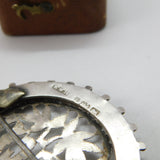 Victorian Sterling Silver 'Maggie' Name Brooch 1883 Birmingham Antique