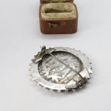 Victorian Sterling Silver 'Maggie' Name Brooch 1883 Birmingham Antique