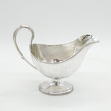 Hester Bateman George III Sterling Silver Pedestal Sauce Boat Antique 1783 London