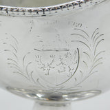 Hester Bateman George III Sterling Silver Pedestal Sauce Boat Antique 1783 London