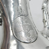 George II Sterling Silver Baluster Lion Crest Coffee Pot Antique 1759 London