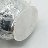 George III Sterling Silver Floral Pattern Cream Jug Antique c1790 Londo