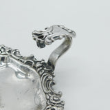 George IV Sterling Silver Floral Pattern Chamberstick Antique 1824 Sheffield