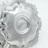 George IV Sterling Silver Floral Pattern Chamberstick Antique 1824 Sheffield