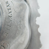 George IV Sterling Silver Floral Pattern Chamberstick Antique 1824 Sheffield