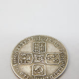 King George II Silver Sixpence Coin Antique 1746 Very Fine Condition