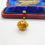 9ct Yellow Gold Opening Lady in the Wine Jug Charm 1977 Birmingham Vintage