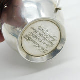 George III Sterling Silver Baluster Christening Mug Tankard Antique 1795 London