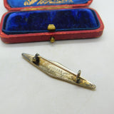 Gustav Gaudernack Sterling Silver & Enamel Singing Bird Winter Brooch Antique