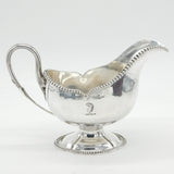 Victorian Elkington & Co. Silver Plated Eagle Crest Sauce Boat Antique c1880
