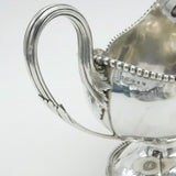 Victorian Elkington & Co. Silver Plated Eagle Crest Sauce Boat Antique c1880