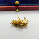 9ct Yellow Gold Taurus the Bull Zodiac Charm or Pendant 1958 Birmingham