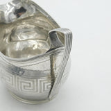 George III Sterling Silver Greek Maze Pattern Cream Jug Antique 1809 London
