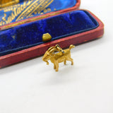 9ct Yellow Gold Capricorn the Goat Zodiac Charm or Pendant c1970 Birmingham