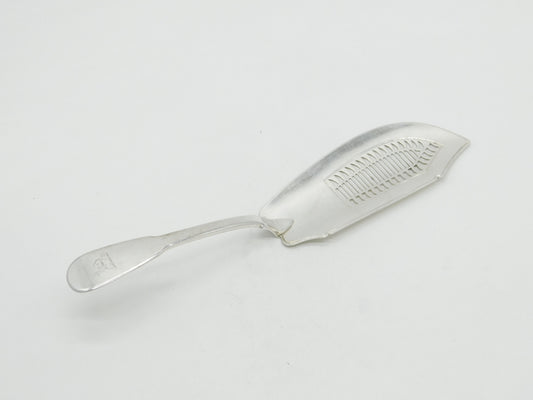 George III Sterling Silver Camel Crest Fish Slice Antique 1806 London