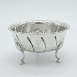 George III Irish Sterling Silver Stag Crest Fluted Bowl Antique c1790 Dublin