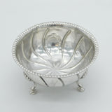 George III Irish Sterling Silver Stag Crest Fluted Bowl Antique c1790 Dublin