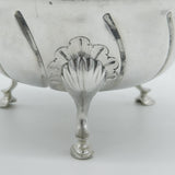 George III Irish Sterling Silver Stag Crest Fluted Bowl Antique c1790 Dublin