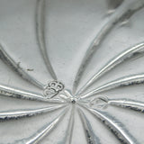 George III Irish Sterling Silver Stag Crest Fluted Bowl Antique c1790 Dublin
