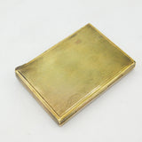 Victorian Sterling Silver Gilt Colourful Enamel Pheasant Scene Mirror Compact