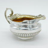George III Sterling Silver Acanthus Pattern Cream Jug Antique 1794 London