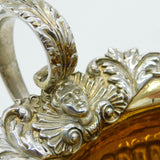 George III Sterling Silver Acanthus Pattern Cream Jug Antique 1794 London