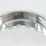 Pair of Sterling Silver Wine Glass Coasters Vintage 1969 Sheffield