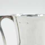 Sterling Silver Modernist Christening Mug Tankard Antique 1920 Birmingham Deco